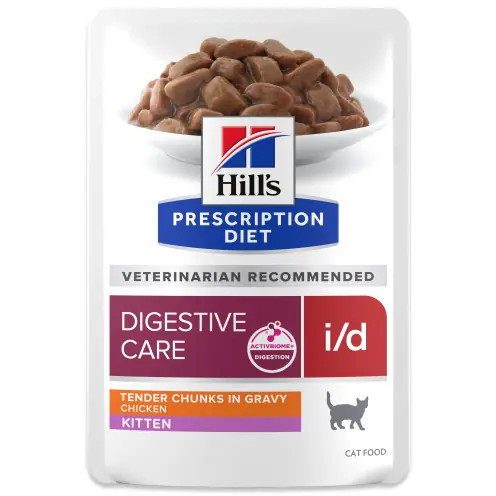 Prescription Diet i/d Digestive Care våtfoder med kyckling för kattungar - 12 x 85 g | Kampanjen går snart ut
