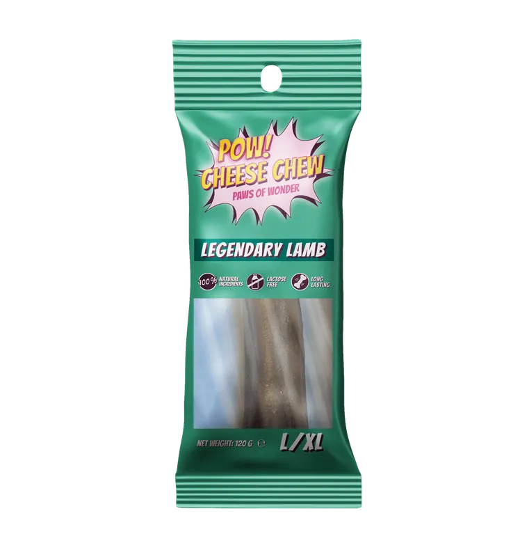 Cheese Chew Lamb tuggrulle till Hund - L/XL | Nyligen lanserat