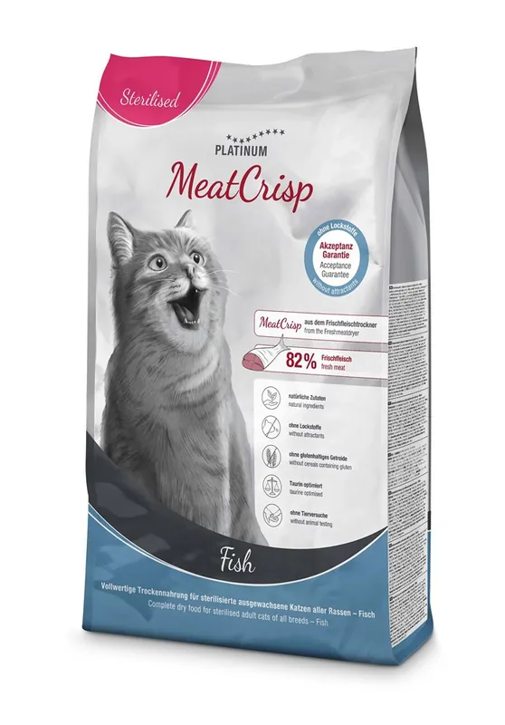 Cat MeatCrisp Sterilised Fish torrfoder - 3 kg | Sista chansen