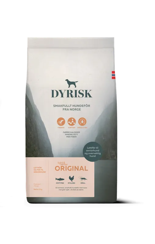 Toppkvalitet | Hundfoder Light & Senior till äldre hundar - 2 kg