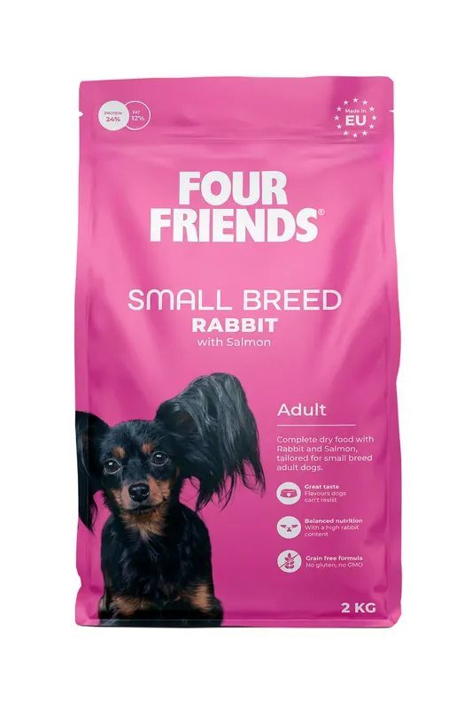 Bara idag | Small Breed Rabbit Torrfoder till Hund - 2 kg