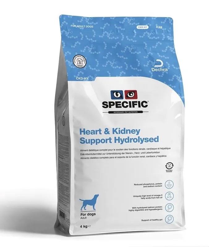 Heart & Kidney Support Hydrolysed CKD-HY hundfoder - 4 kg | Fynd