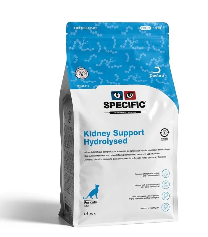 Kidney Support FKD-HY Hydrolysed Torrfoder till Katt - 1,6 kg | Bra pris