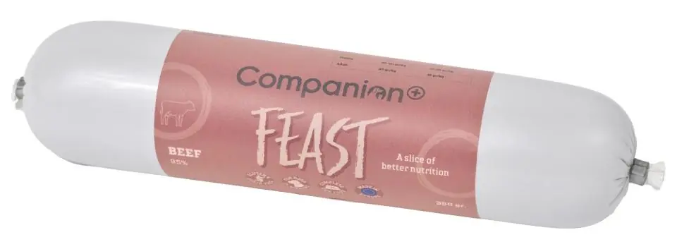 Lågt pris | Feast Korv med Nötkött Hundfoder - 350 g
