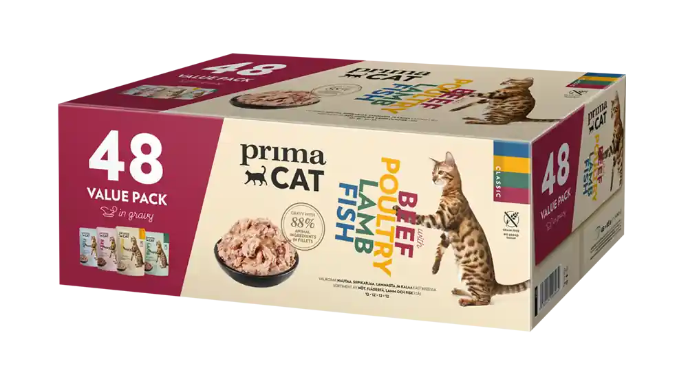 Valuepack våtfoder i sås Kattmat - 48 x 85g - Precis inkommet