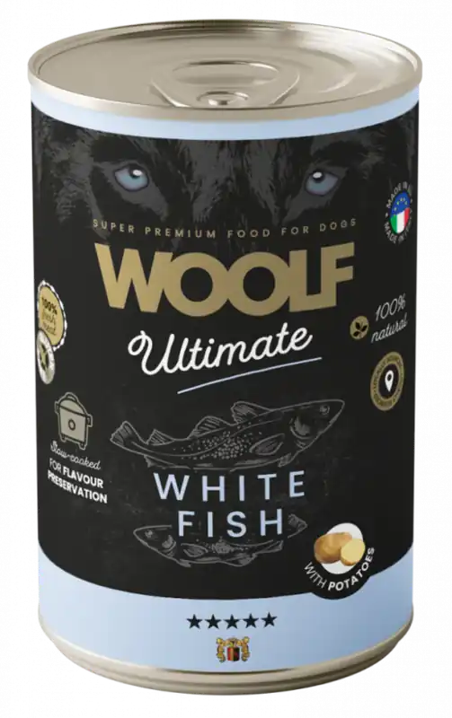 White Fish and Potato Våtfoder för Hund - 6 x 400 g | Endast denna vecka