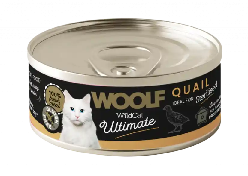 Så länge lagret räcker | Quail Paté Våtfoder för Katt - 12 x 85 g