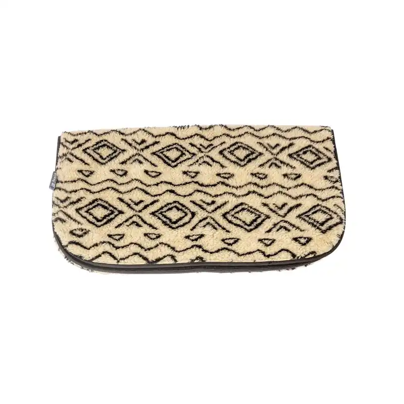 Danish Design Sherpa Fleece Neutral Geometric Hundfilt Beige/Svart - Erbjudande