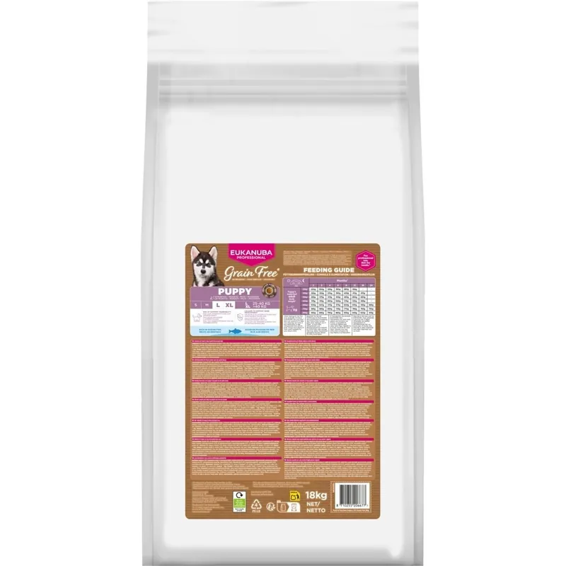 Bara denna vecka | Eukanuba Puppy Grain Free Large & Extra Large Breed Ocean Fish