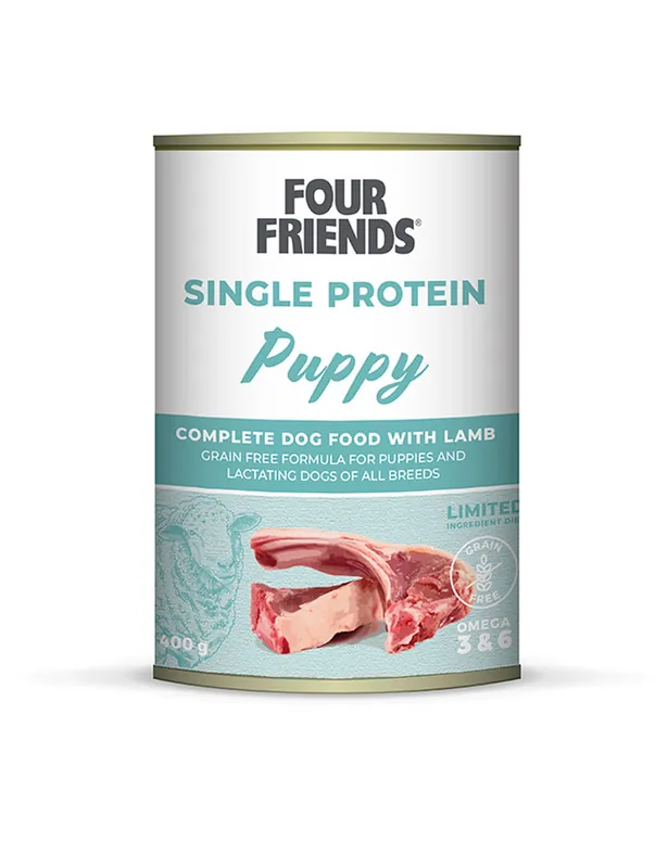 Single Protein Lamb Våtfoder för Valp - 6 st x 400 g - Premium