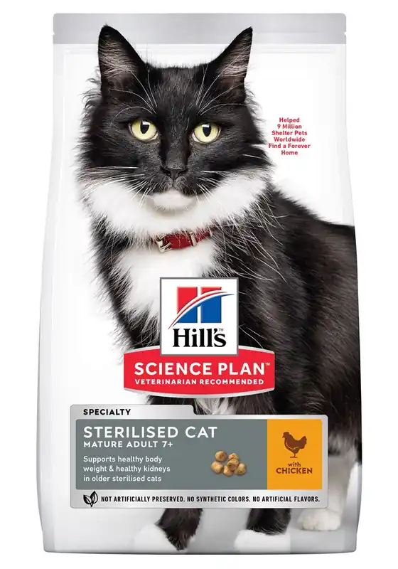 Köp idag | Hills Science Plan Sterilised Cat Mature Adult 7+ Chicken 7 kg