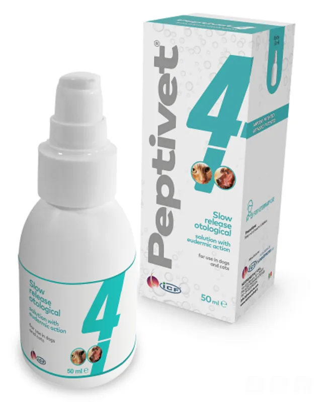 ICF Peptivet 4 Ear Drops till Hund & Katt - 50 ml - Endast denna vecka