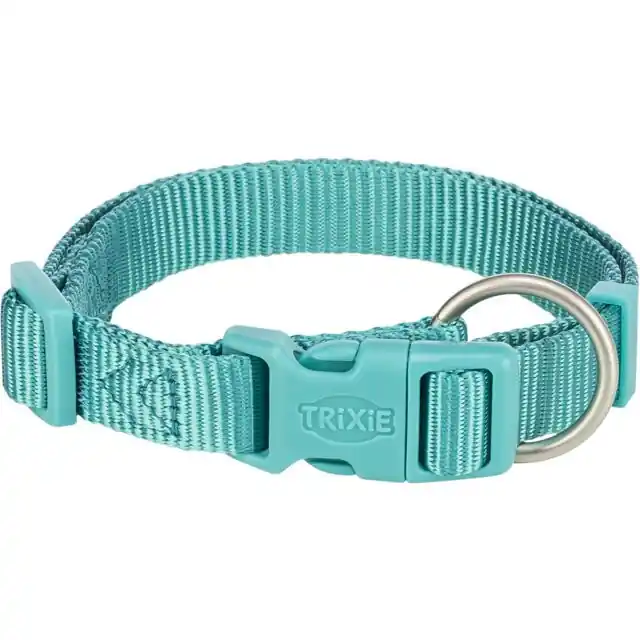 Ta chansen | Premium halsband för Hund Aqua/Rost/Curry - L-XL / Aqua