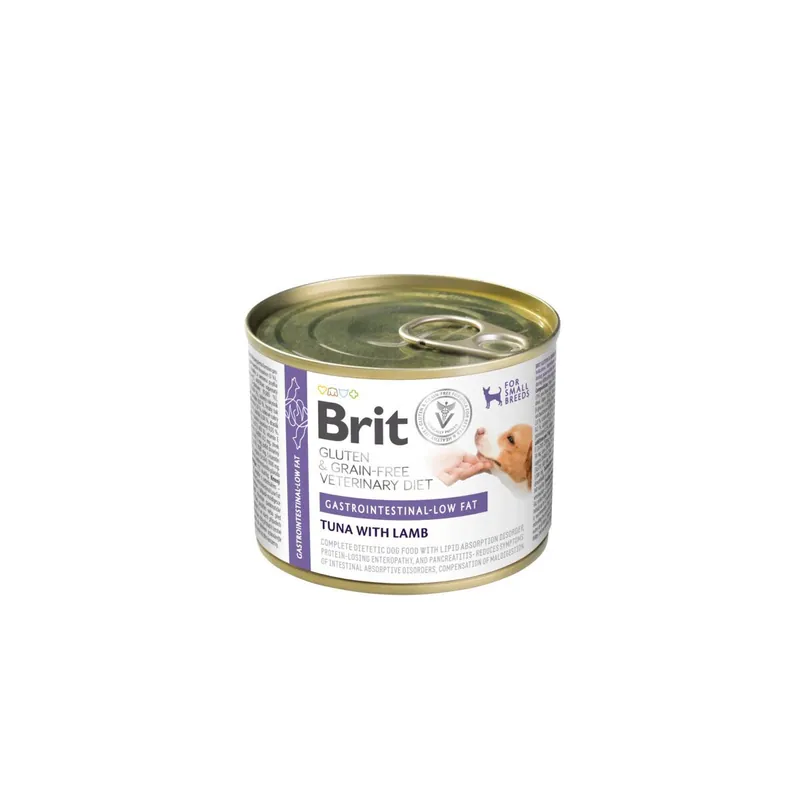 Spara mer | Brit Veterinary Diet Dog Grain Free Gastrointestinal Low Fat Tuna with Lamb 400 g