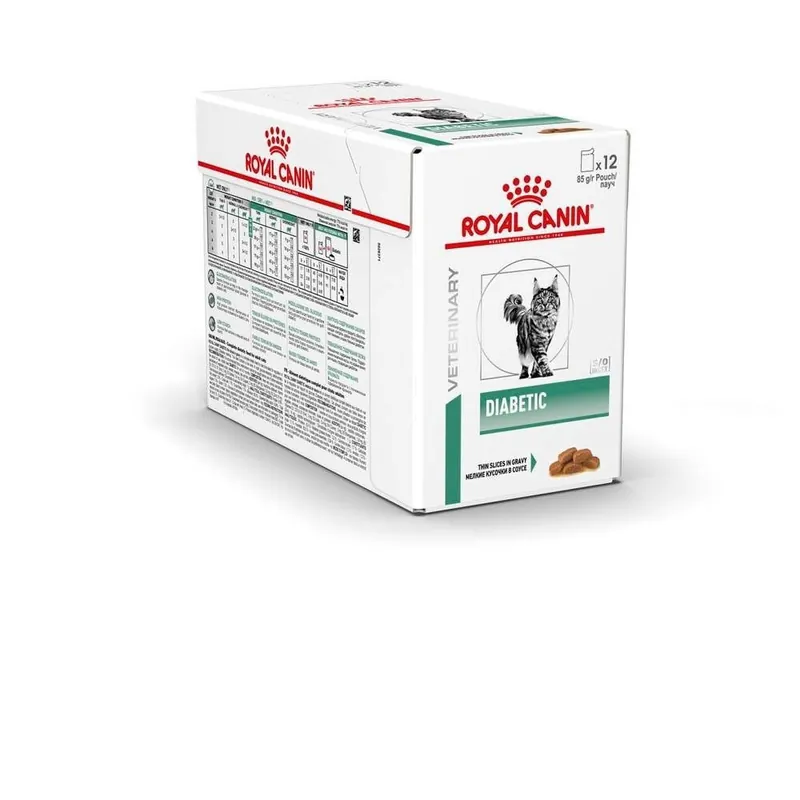 Bara idag - Royal Canin Veterinary Weight Man Diabetic Cat 12x85g
