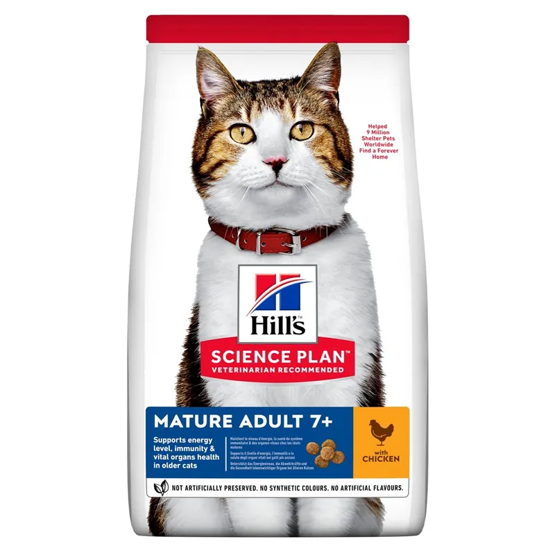 Hills Science Plan Feline Mature Chicken 7 kg - Spara nu