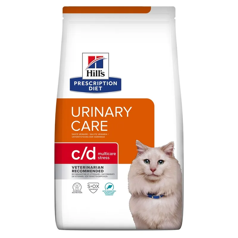 Hills Prescription Diet Feline c/d Multicare Stress Ocean Fish 3kg | Rekommenderas