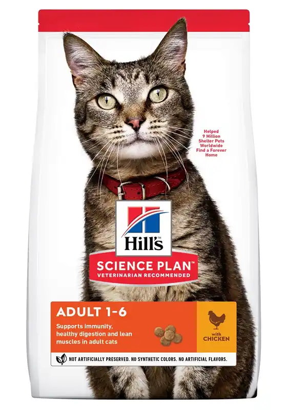 Hills Science Plan Feline Adult Chicken 3 kg | Toppkvalitet
