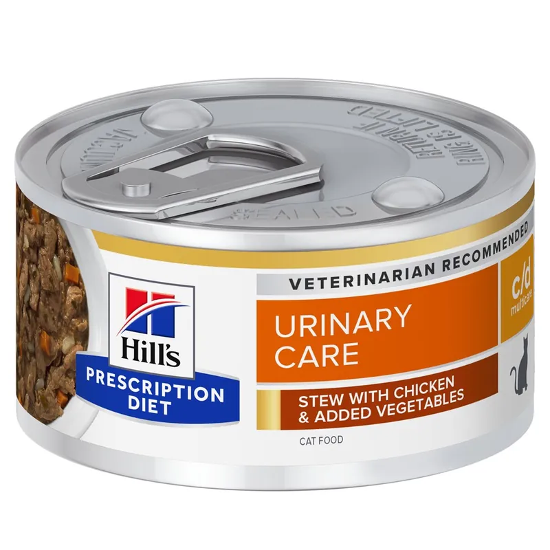 Nytt i sortimentet | Hills Prescription Diet Feline c/d Stew Chicken & Vegetables 24x82g