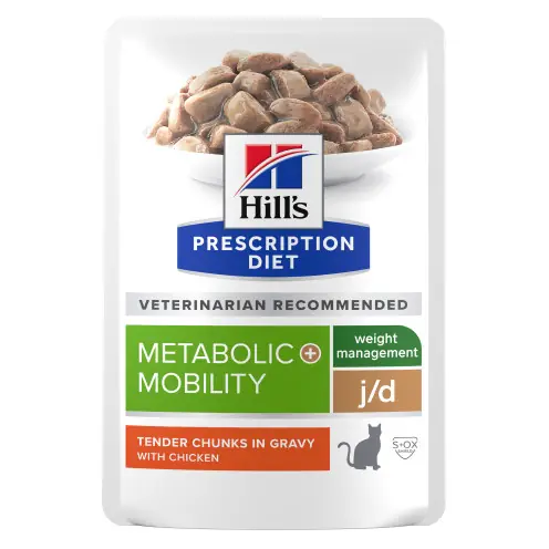 Prescription Diet Metabolic + Mobility Våtfoder till Katt - 12 x 85 g | Hög kvalitet