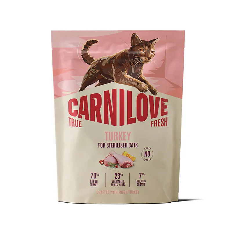 Utförsäljning | Carnilove True Fresh Cat Adult Sterilised Turkey Torrfoder till Katt