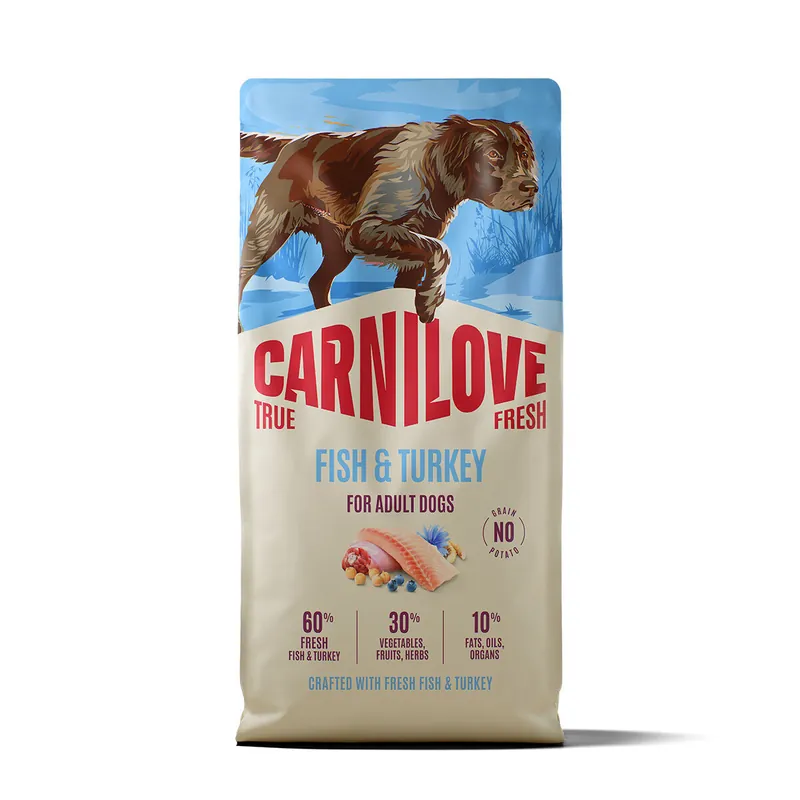 Carnilove True Fresh Dog Adult Fish & Turkey Torrfoder till Hund | Köp nu