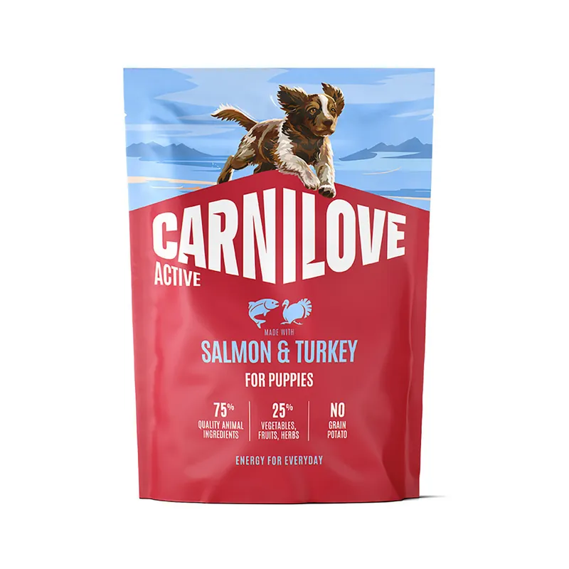 Ta chansen - Carnilove Puppy Active Salmon & Turkey Torrfoder till Valp