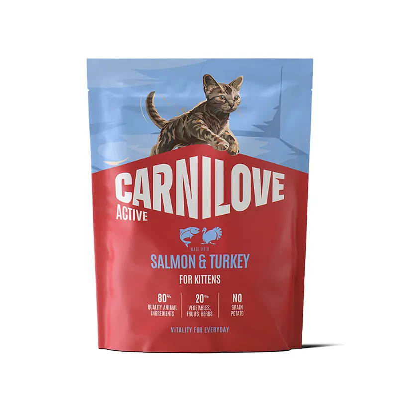 Carnilove Kitten Active Salmon & Turkey Torrfoder till Kattunge | Rekommenderas