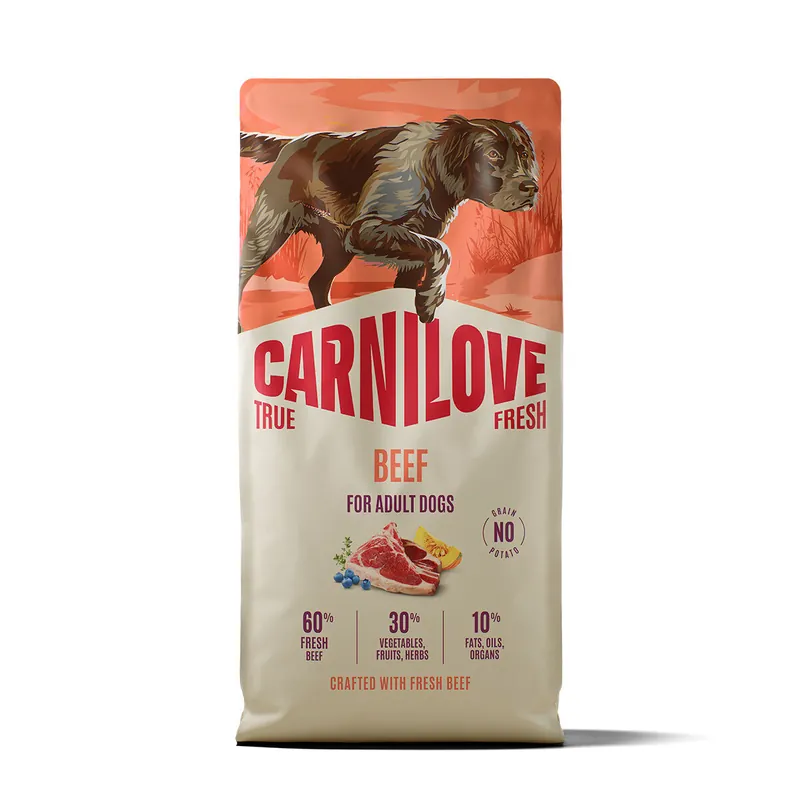 Under begränsad tid | Carnilove True Fresh Dog Adult Beef Torrfoder till Hund