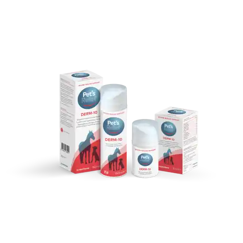 Bara idag - Sårkräm Pets Relief Derm-10 Hund, Katt & Häst 150 ml