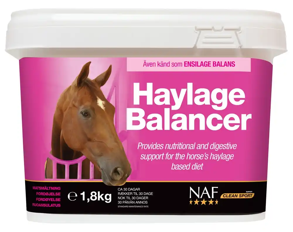 Nästan slut - Magtillskott NAF Haylage Balancer Pulver 1,8 kg