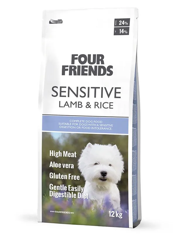 FourFriends Dog Sensitive Lamb & Rice 12 kg | Toppsäljare
