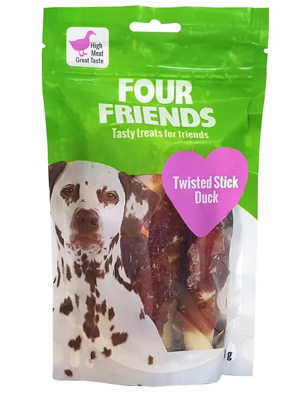 FourFriends Twisted Stick Duck 12,5cm 4 st | Toppkvalitet