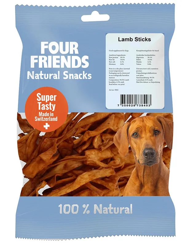 Nyinkommet - Hundgodis FourFriends Lamb Sticks 800 g