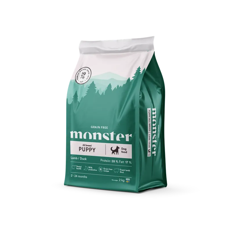 Dog Grain Free Puppy S/M Lamb/Duck - 17 kg - Nedsatt pris