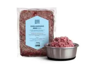 Sund Hundmat Oxblandning 500g - Nyhet i sortimentet