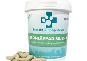 Beställ direkt | Svenska Djurapoteket Grönläppad mussla 120 tabl