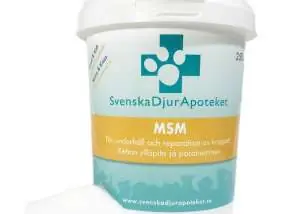 Svenska Djurapoteket MSM 250g | Bra pris just nu
