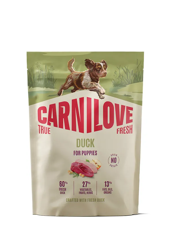 Fabrikspris - True Fresh Duck Puppy Torrfoder för Valpar - 1,5 kg
