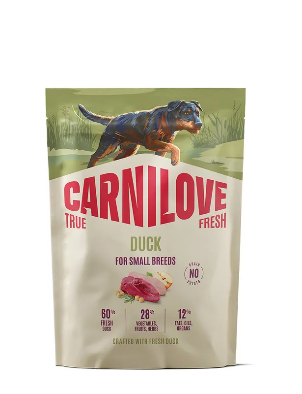 True Fresh Duck Adult Small Breed Torrfoder för Hund - 1,5 kg | Favorit hos kunderna