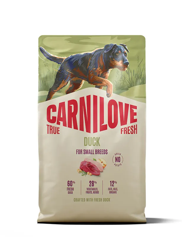 True Fresh Duck Adult Small Breed Torrfoder för Hund - 4 kg - Sista chansen