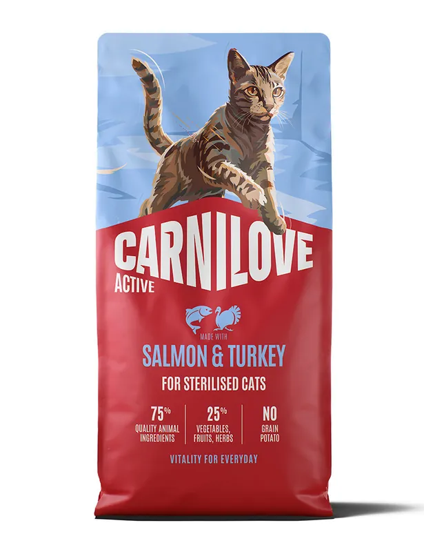 Väl omtyckt - Salmon & Turkey for Adult Sterilised Torrfoder för Katt - 6 kg