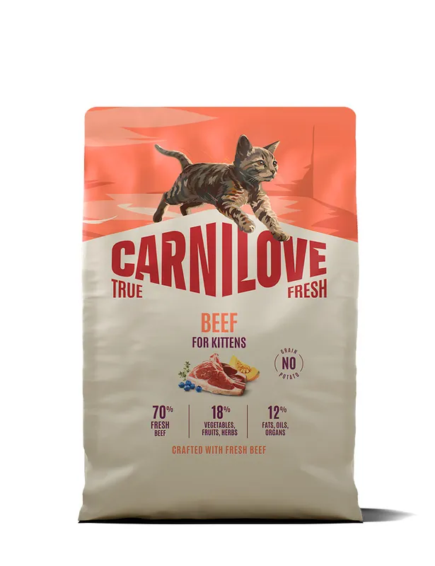 Kampanj | True Fresh Beef Kitten Torrfoder för Kattungar - 2 kg