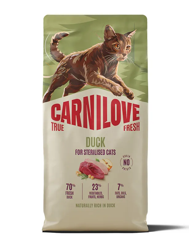 True Fresh Duck Adult Sterilised Torrfoder för Katt - 6 kg - Bra pris just nu