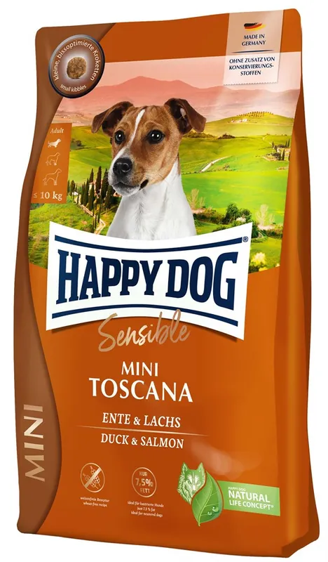 Expressleverans - Sensible Mini Toscana Hundfoder - 10 kg