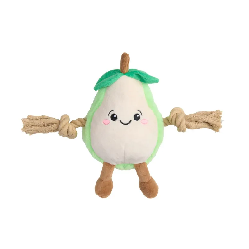 Little&Bigger Juicy Vibes Päron med Rep Hundleksak 28 cm | Nytt lägre pris