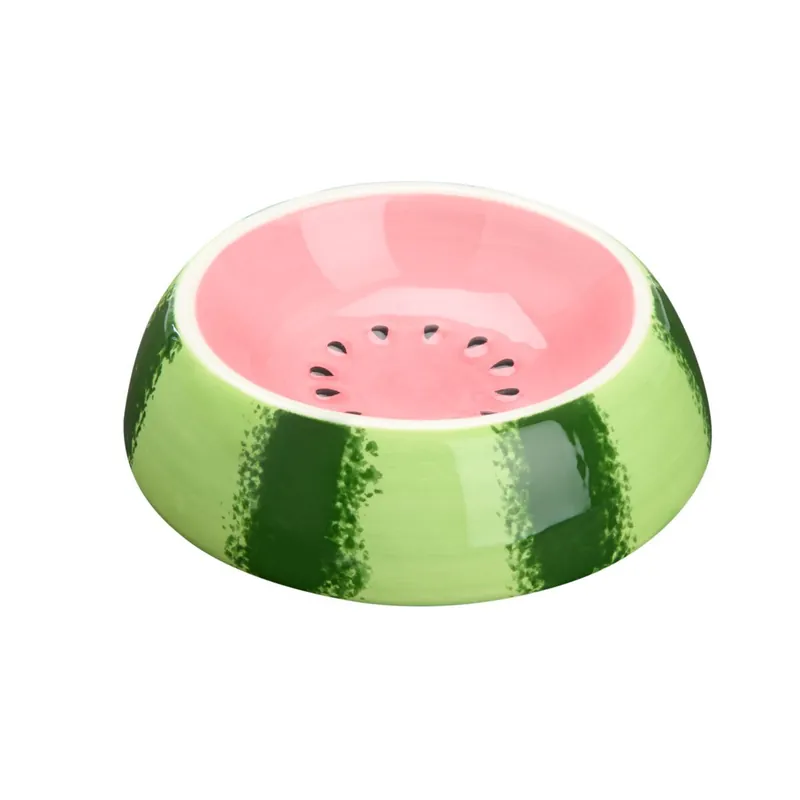 Premium | Little&Bigger Juicy Vibes Keramikskål till Katt Vattenmelon