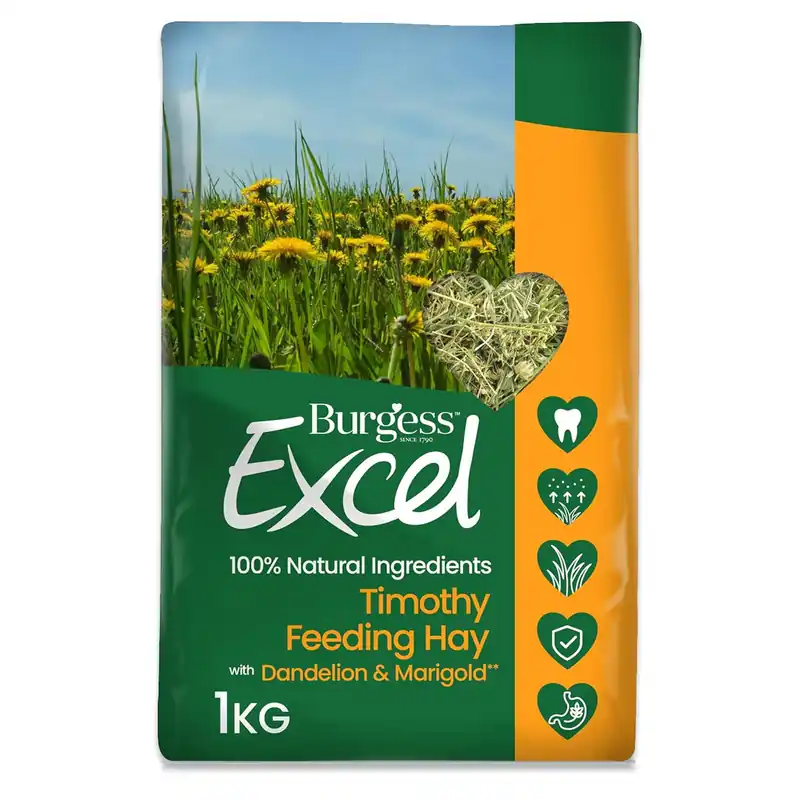 Lägg i varukorg - Excel Hö Maskros & Ringblomma till kanin och gnagare - 1 kg