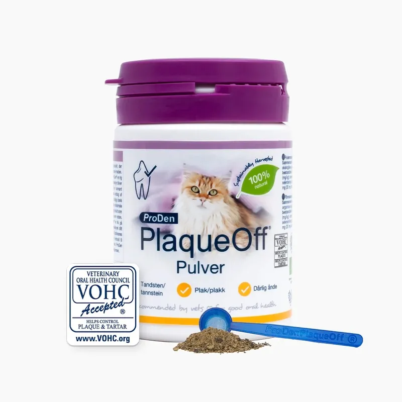 ProDen PlaqueOff® Pulver till Katt - 40 g | Nyligen tillagt