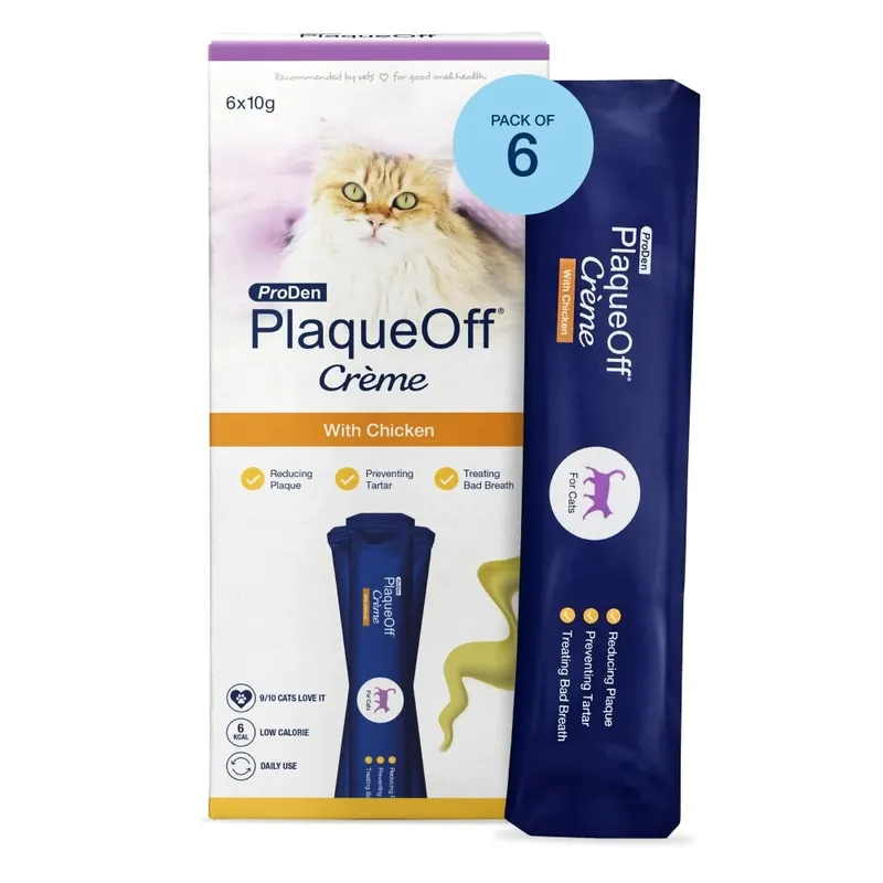 Beställ idag - ProDen PlaqueOff® Cremé Snack till Katt - 6-pack